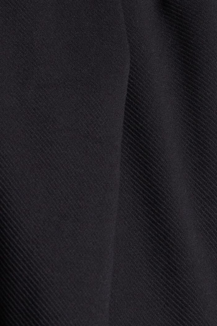 En matière recyclée : pantalon de jogging doté d'une ceinture élastique, BLACK, detail image number 4