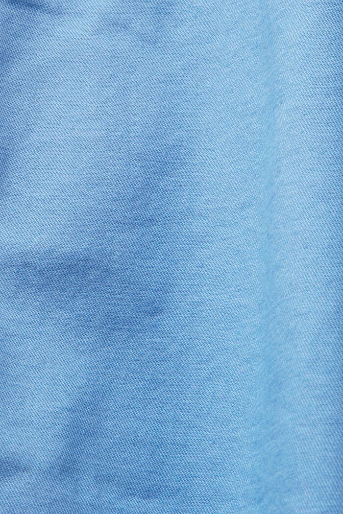 Short van katoenen twill, LIGHT BLUE, detail image number 6