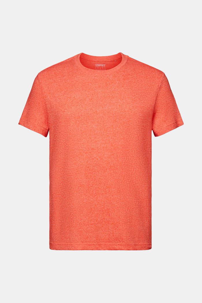 T-shirt chiné, BRIGHT ORANGE, detail image number 5