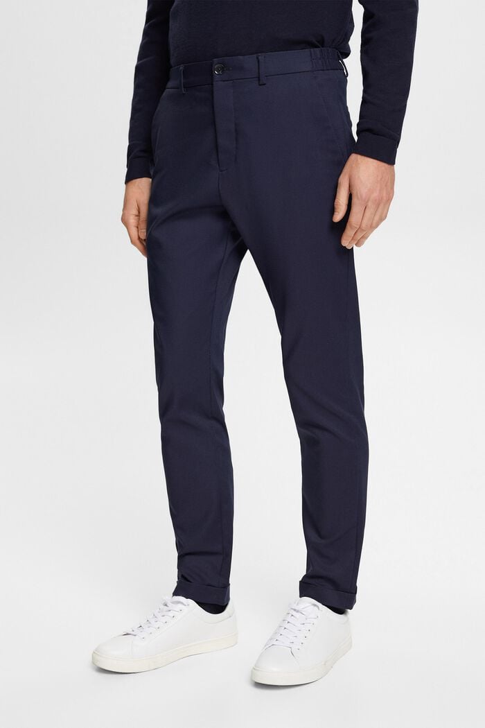 Pants suit Slim Fit, DARK BLUE, detail image number 0