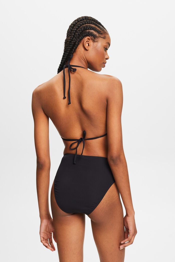 Gewatteerde triangle bikinitop, BLACK, detail image number 3