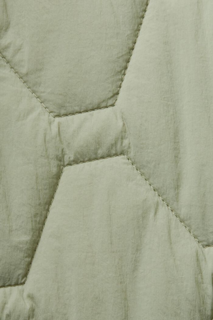 Recyclée : la veste matelassée légère, DUSTY GREEN, detail image number 4
