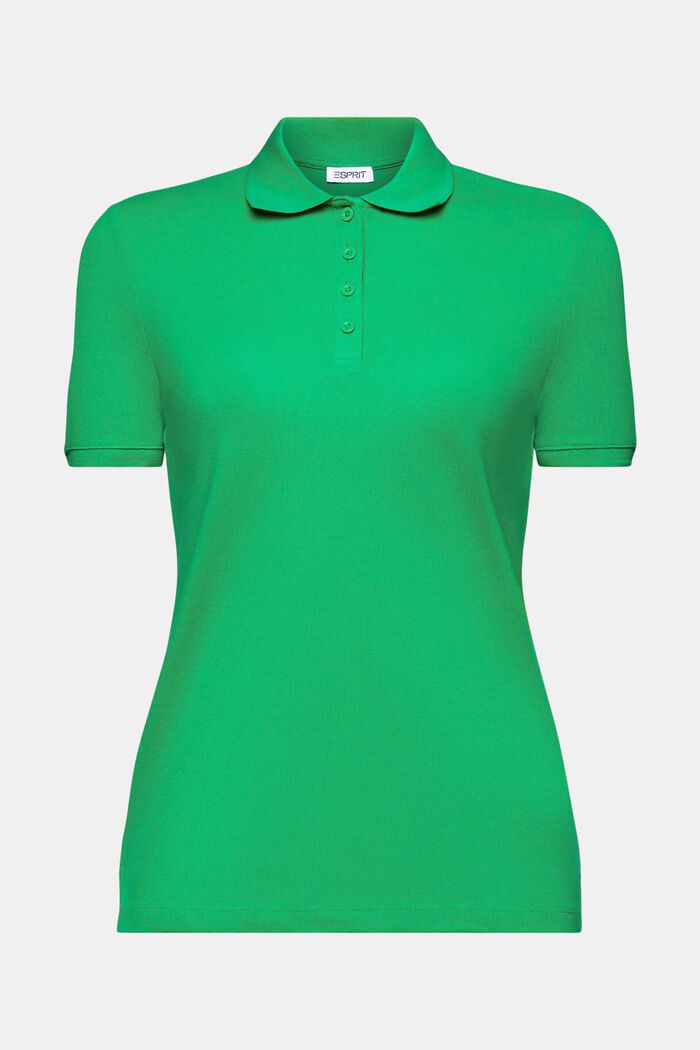 Polo en jersey, GREEN, detail image number 6