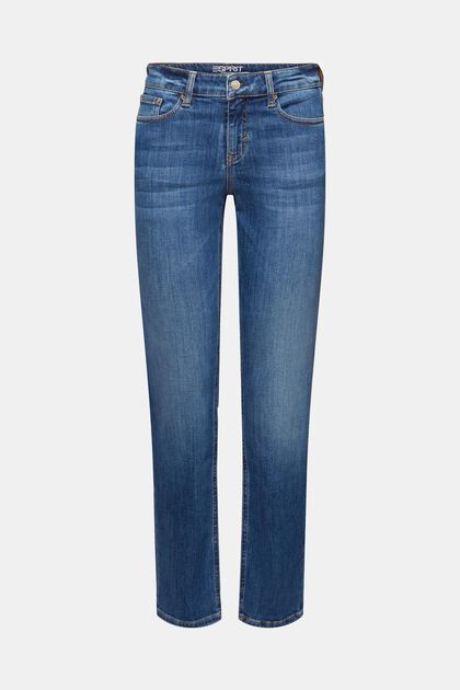 Straight jeans met middelhoge taille