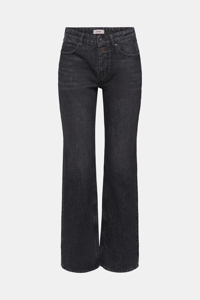 Mid-rise western bootcut jeans, GREY DARK WASHED, detail image number 2