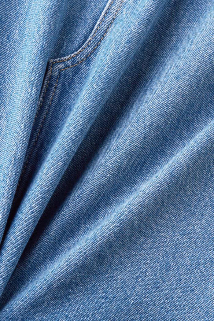 Jupe en jean de coupe courte, BLUE LIGHT WASHED, detail image number 5