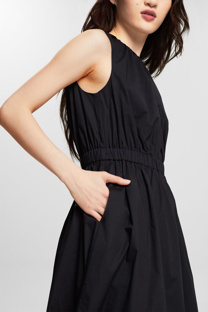 Mouwloze midi-jurk, BLACK, detail image number 3