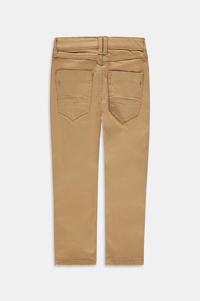 Pantalon 5 poches à taille ajustable, CARAMEL, detail image number 1