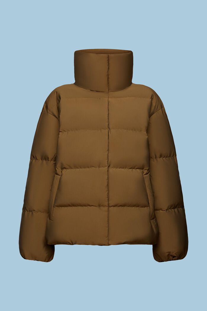 Gewatteerde jas, DARK KHAKI, detail image number 6