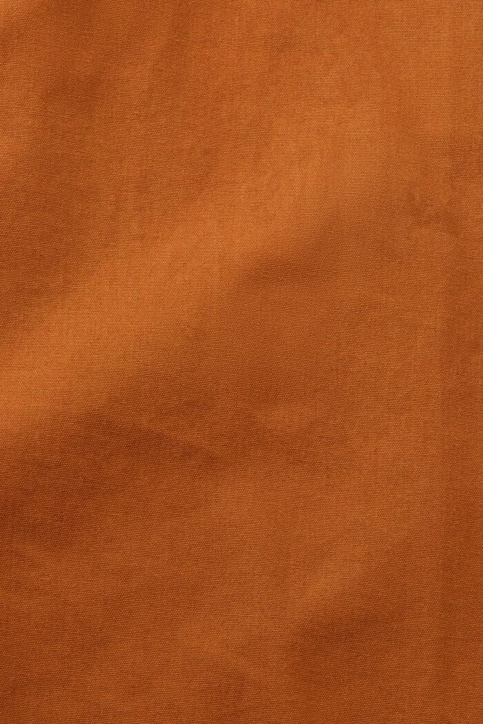 Shirt van katoen-popeline, CARAMEL, detail image number 5