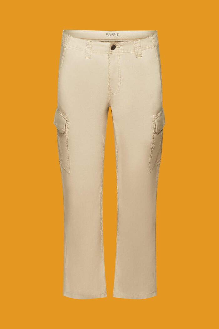 Pantalon cargo en twill de coton, SAND, detail image number 7