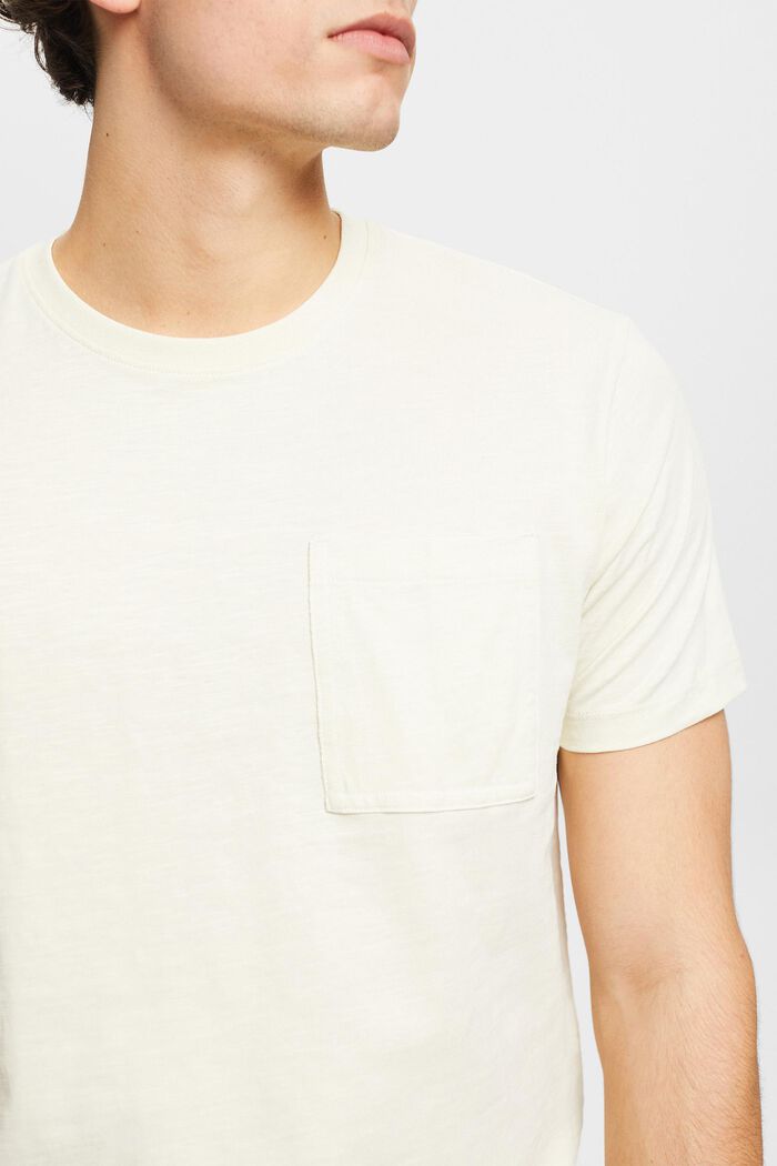 Katoenen T-shirt met borstzak, ICE, detail image number 2