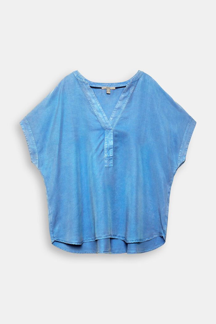 CURVY van TENCEL™: casual blouse, LIGHT BLUE LAVENDER, detail image number 0