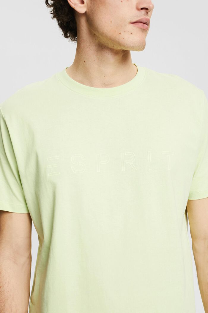T-shirt en jersey animé d´un logo imprimé, LIGHT GREEN, detail image number 0