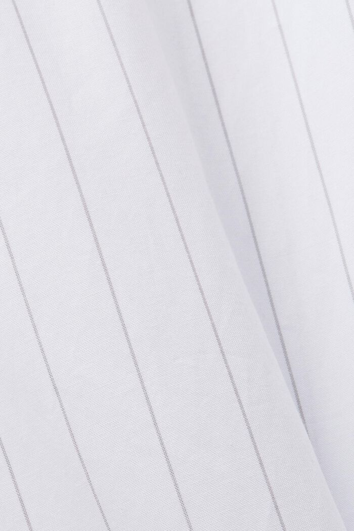 Overhemdjurk met fijne strepen, 100% katoen, WHITE, detail image number 6