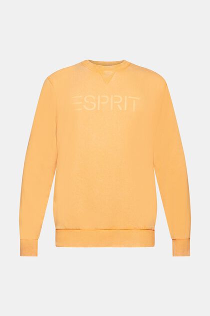 Sweatshirt met logoprint en ronde hals