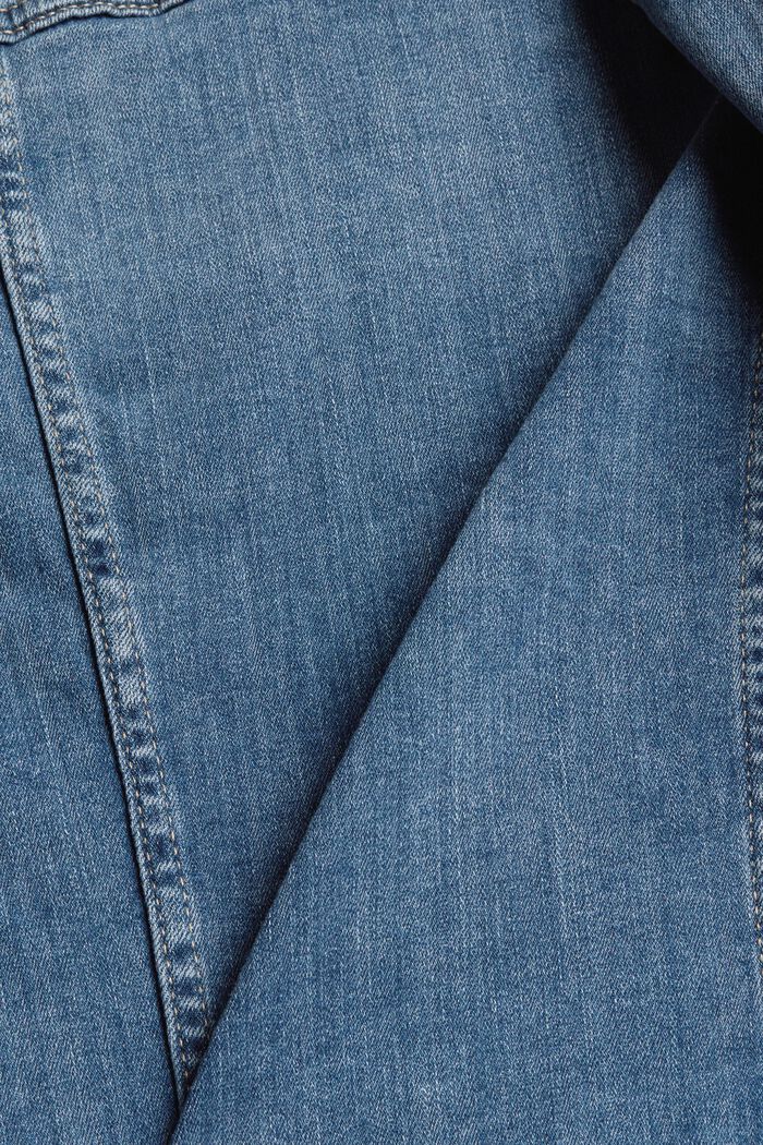 Veste en jean de coupe Slim Fit, BLUE LIGHT WASHED, detail image number 1