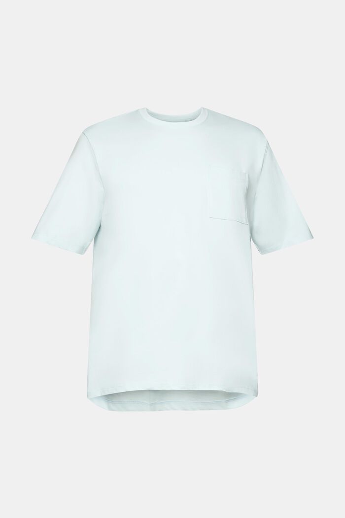 T-shirt en jersey, 100 % coton, LIGHT AQUA GREEN, detail image number 6