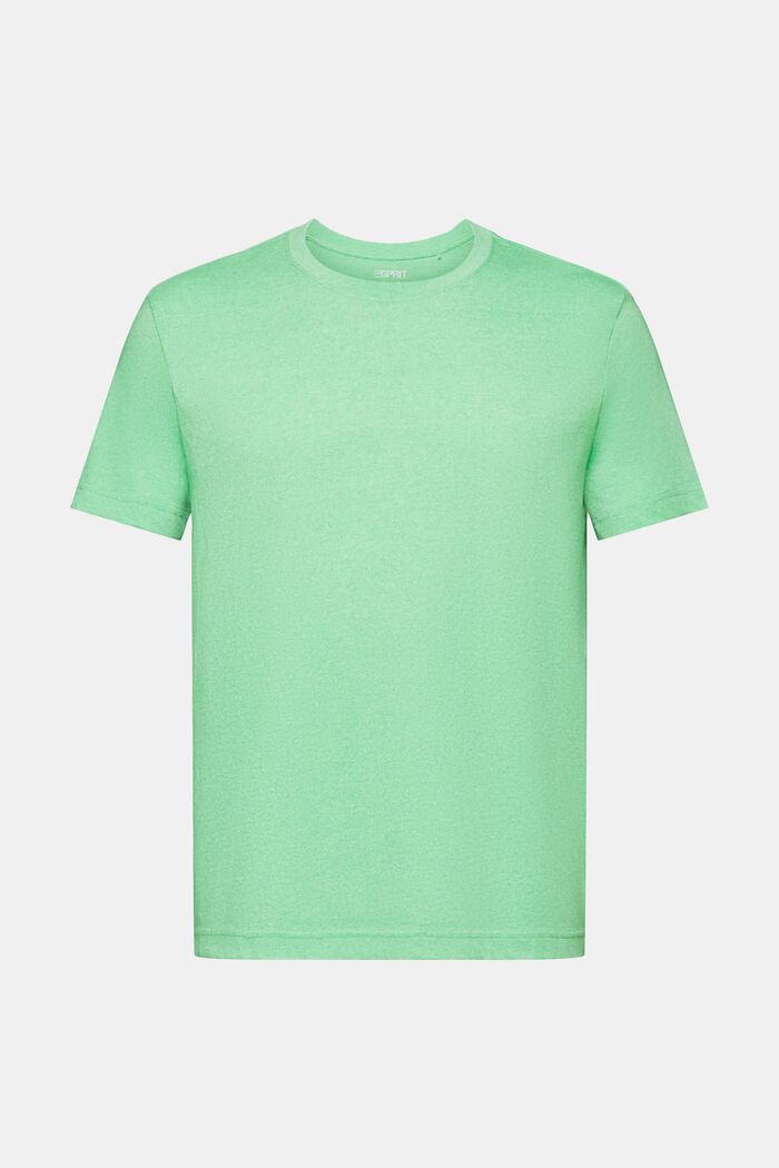 T-shirt chiné, CITRUS GREEN, detail image number 5