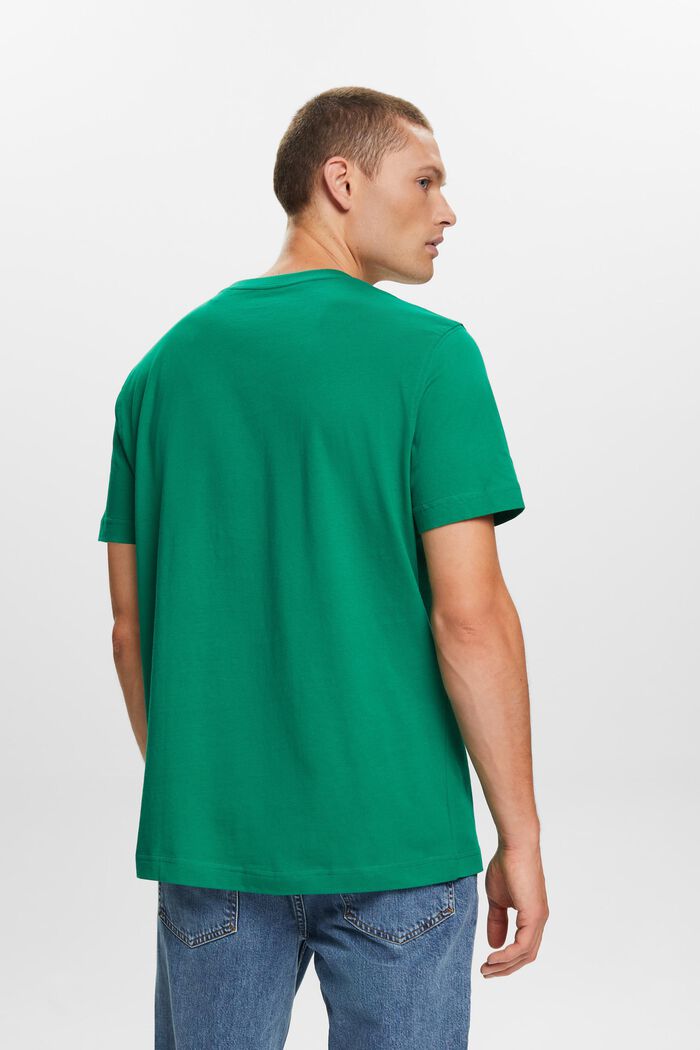 T-shirt en jersey à imprimé, 100 % coton, DARK GREEN, detail image number 3