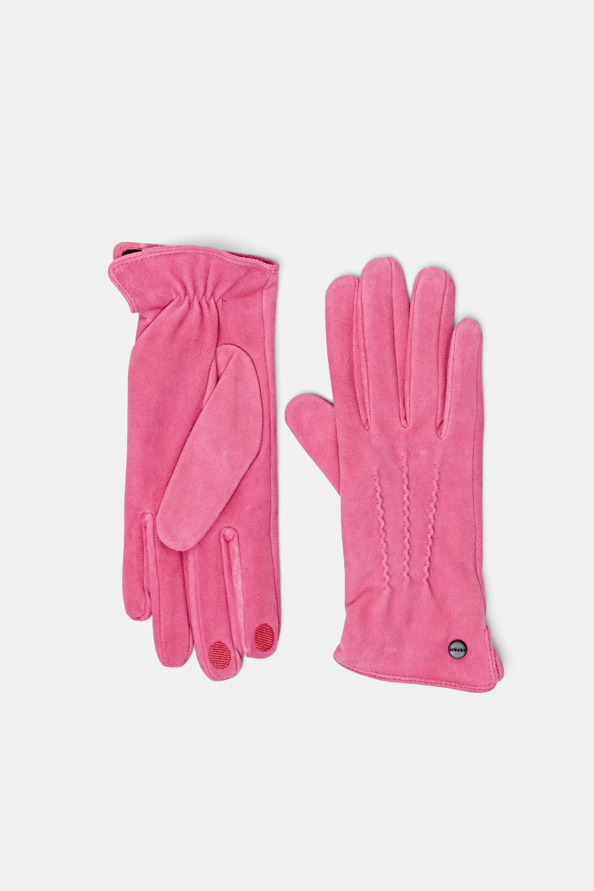 Accessoires Handschoenen Fleece handschoenen Esprit Fleece handschoenen roze casual uitstraling 