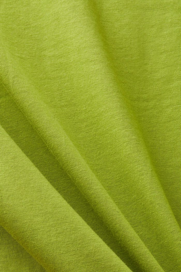 T-shirt à imprimé en coton biologique, LEAF GREEN, detail image number 5