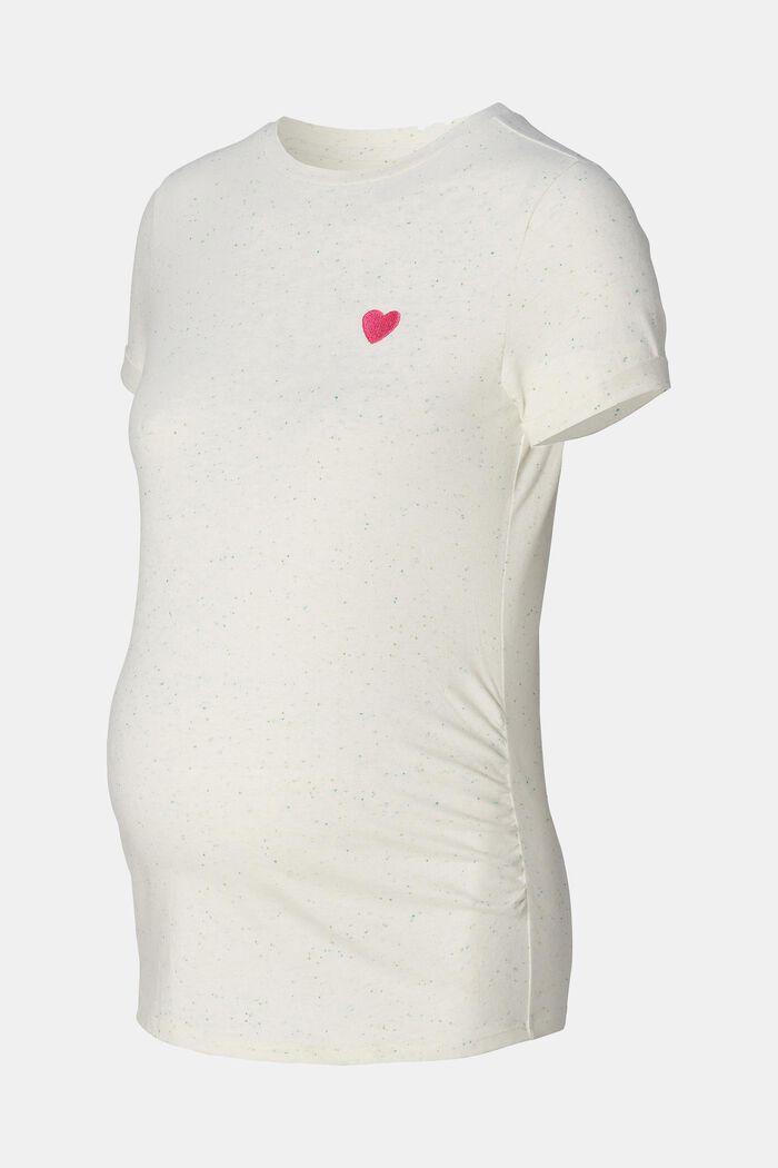 MATERNITY T-shirt, OFF WHITE, detail image number 5