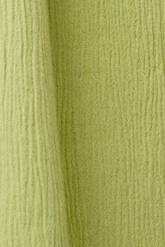 Crinkled maxi-jurk, PISTACHIO GREEN, detail image number 6