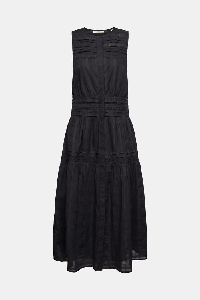 Dresses light woven, BLACK, detail image number 5