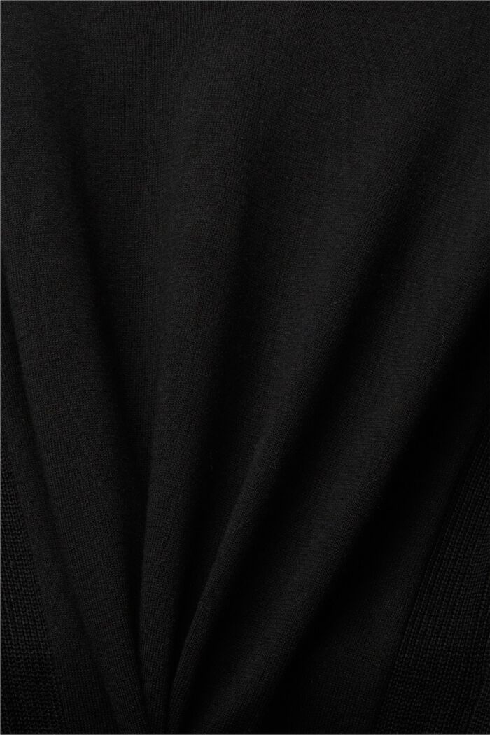 Sweater met V-hals, BLACK, detail image number 1