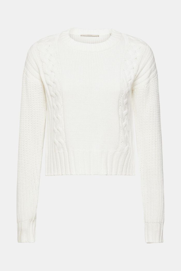 Gestreepte sweater, OFF WHITE, detail image number 2