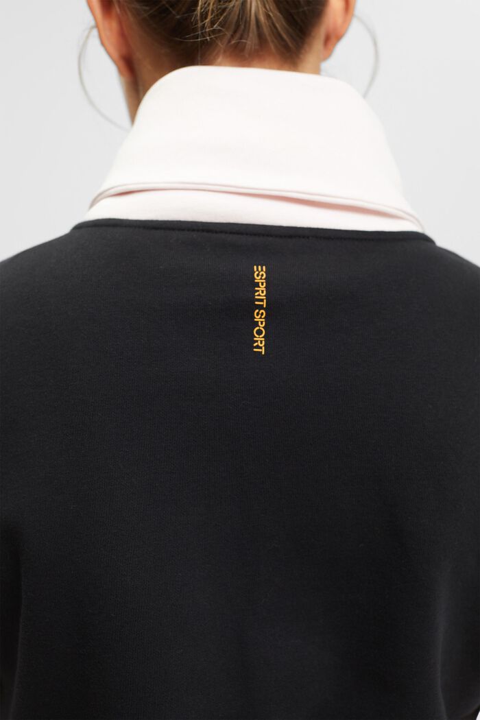 Cardigan zippé en jersey, BLACK, detail image number 2