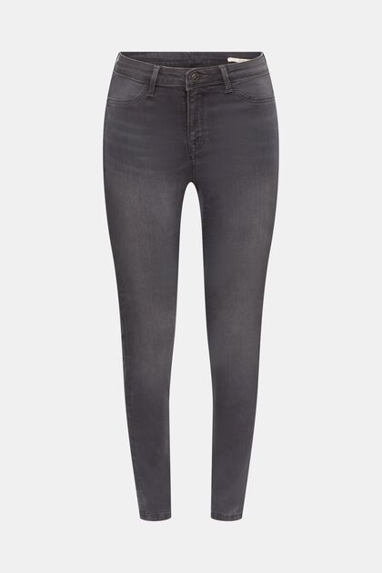 Mid-rise jegging, GREY DARK WASHED, overview