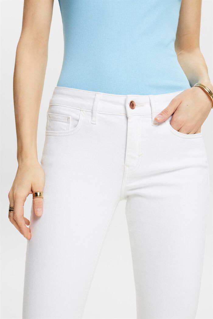 Mid rise capri-jeans, WHITE, detail image number 2
