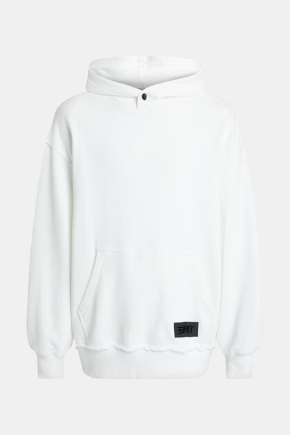 Oversized hoodie, WHITE, overview