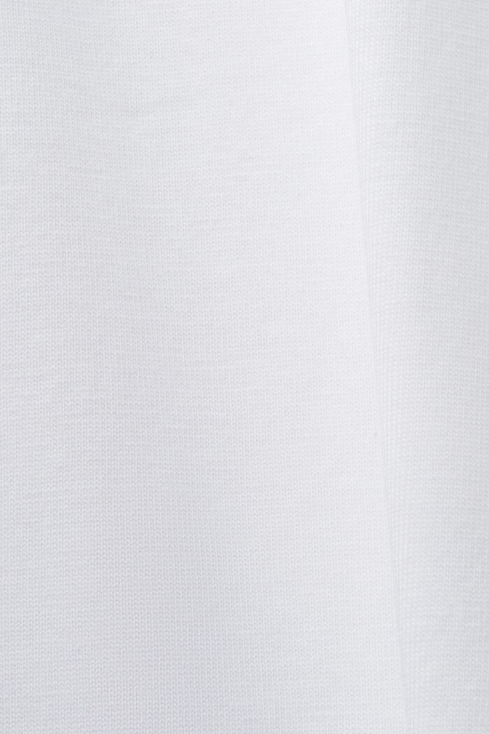 CURVY katoenen T-shirt met print op de voorkant, WHITE, detail image number 1