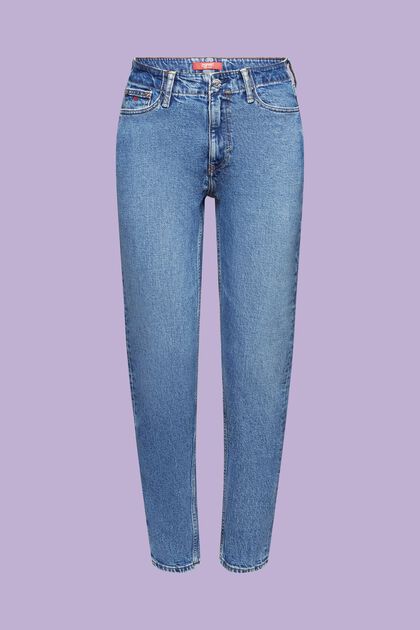 Klassieke jeans in retrolook met middelhoge taille