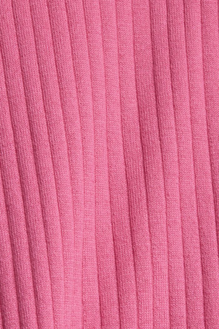 Cardigan en 100 % coton biologique, PINK, detail image number 1