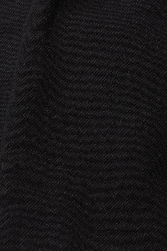 Denim short van 100% katoen, BLACK, detail image number 4