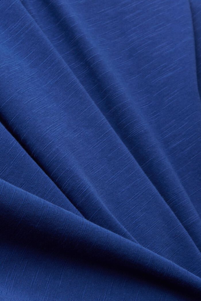 Nachthemd van slubkatoen, DARK BLUE, detail image number 4