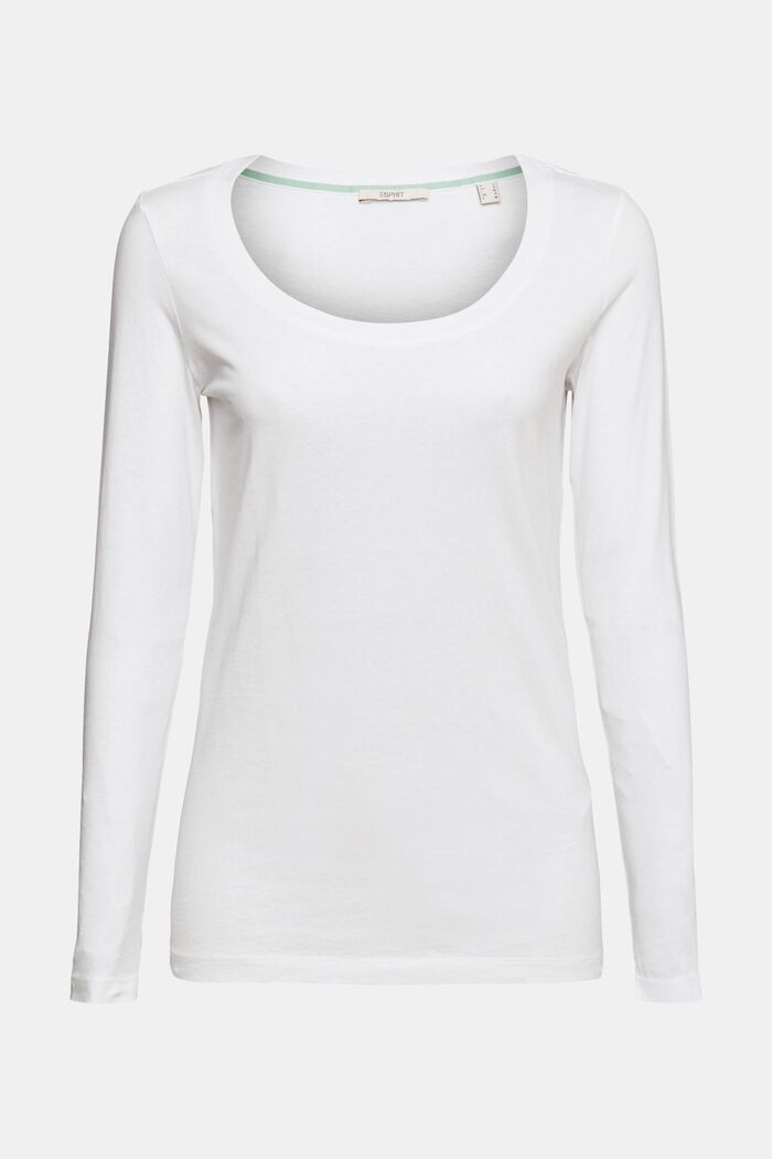 T-shirt à manches longues, WHITE, detail image number 2