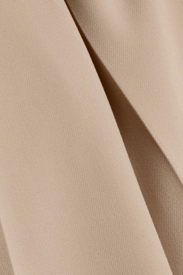 Pantalon paper bag à jambes larges, LIGHT TAUPE, detail image number 4