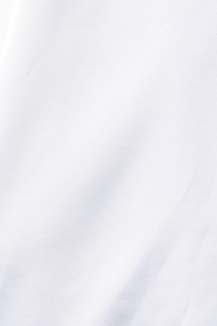 T-shirt en mélange de matières, LENZING™ ECOVERO™, WHITE, detail image number 4