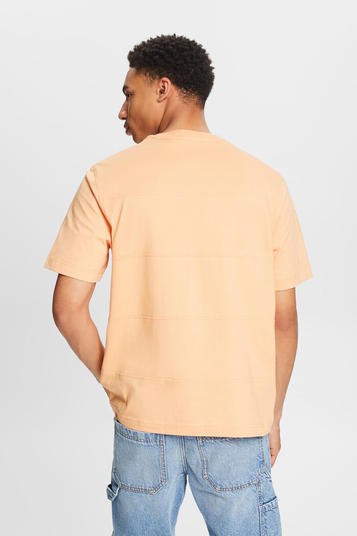 T-shirt à manches longues en coton biologique, PASTEL ORANGE, detail image number 2