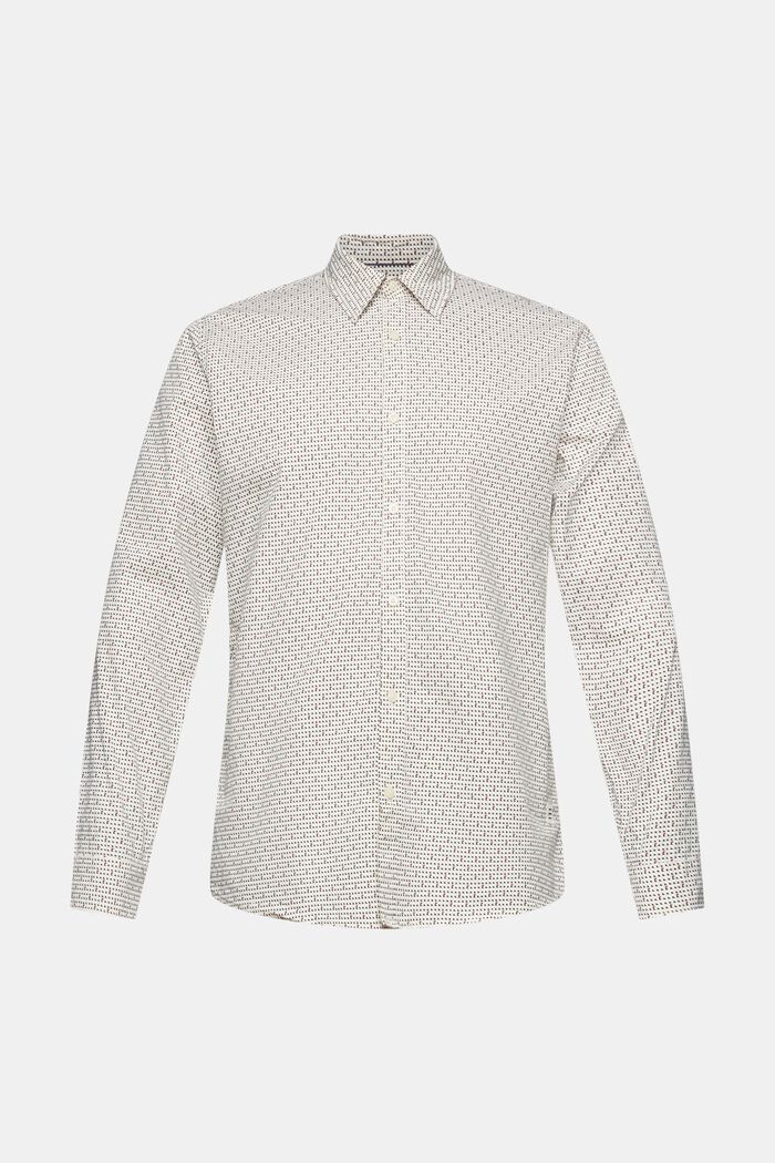 Slim fit-overhemd met patroon all-over, ICE, detail image number 7