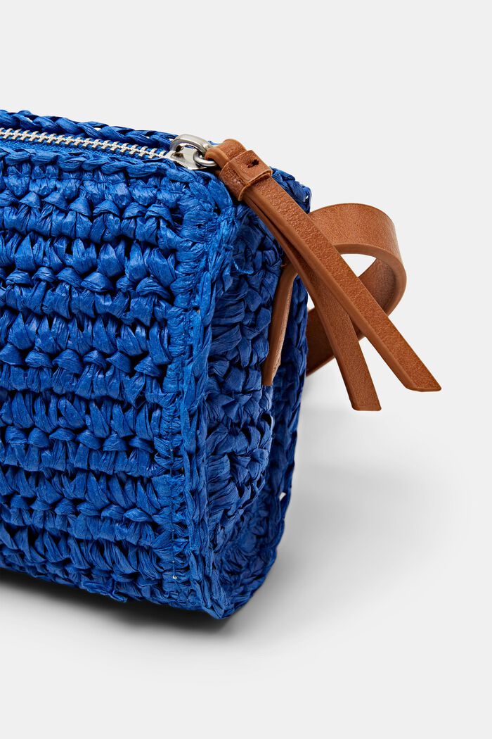 Sac bandoulière en crochet, BRIGHT BLUE, detail image number 1
