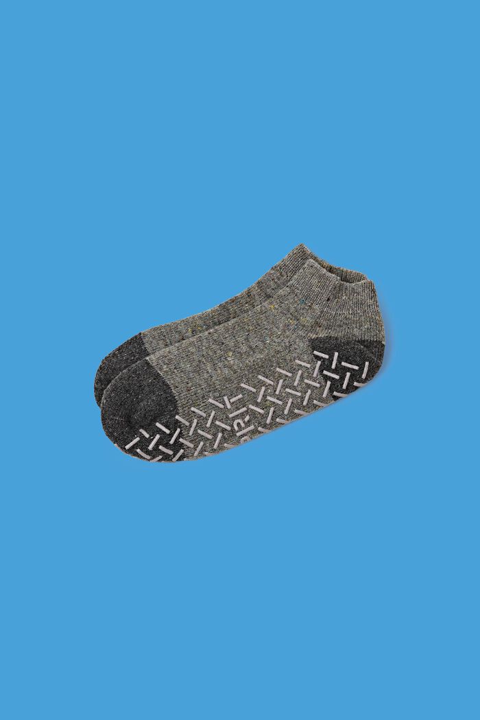 Stroeve korte sokken, wolmix, LIGHT GREY, detail image number 0