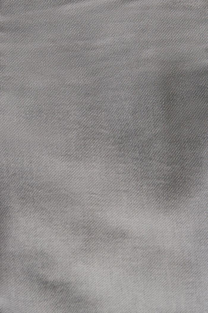 Short en jean, en coton biologique mélangé, GREY MEDIUM WASHED, detail image number 6