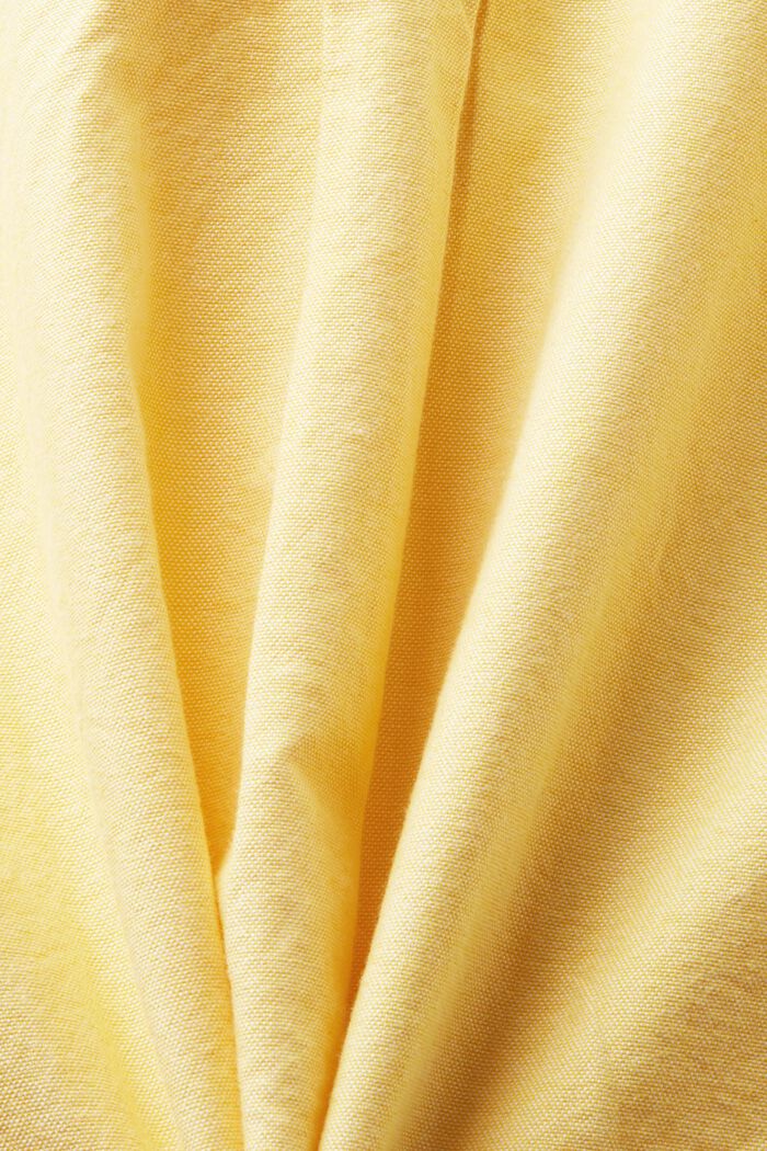 Chemise Oxford en coton, YELLOW, detail image number 6