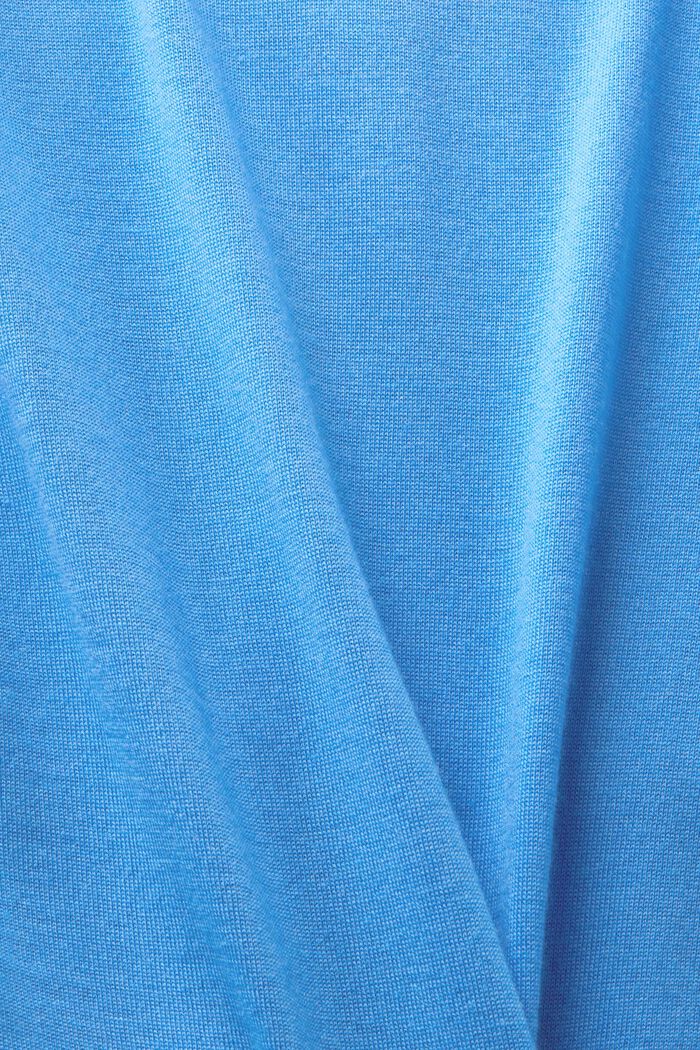 Kasjmier trui met V-hals, BLUE, detail image number 4